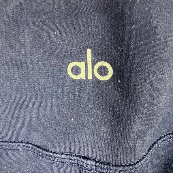 Alo Yoga Dark‎ Blue Mid Rise Moto Leggings - Image 4