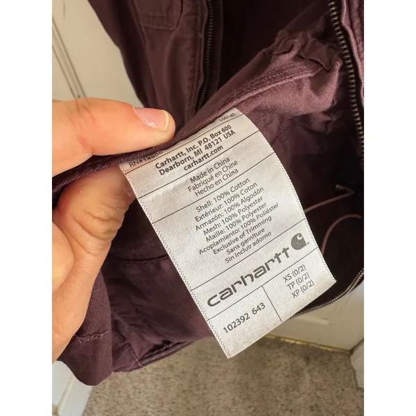 Carhartt women's El Paso Ripstop Utility Vest in Blackberry size XS‎ (0/2) - Image 12