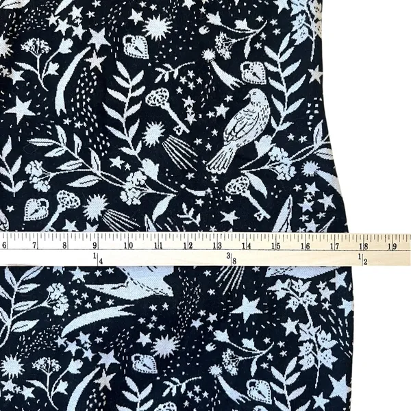 Boden Winifred Black Mystic Woodland Birds Knee Length Sheath Size 6L - Image 10