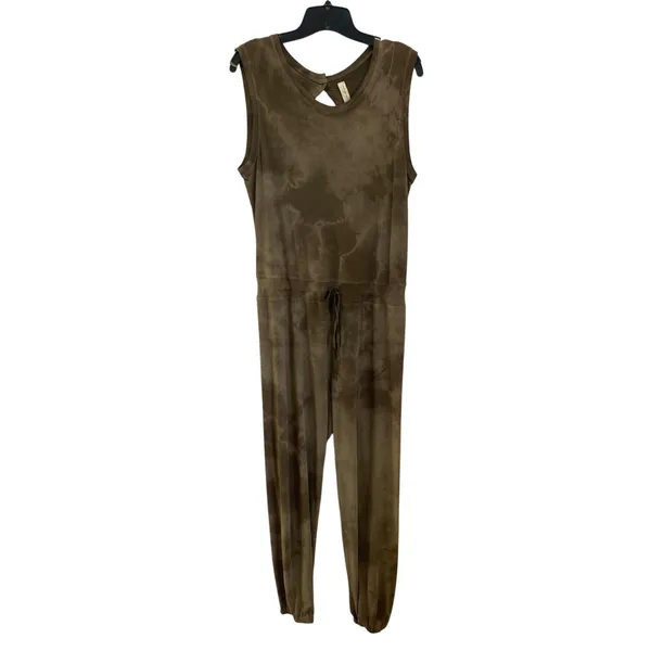 Raquel Allegra Jersey‎ Shortsleeve Jumpsuit in Army Green Size 0 = US XS - Image 3