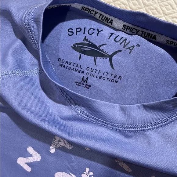 Spicy Tuna Blue Graphic Tee Size M Size M - Image 2