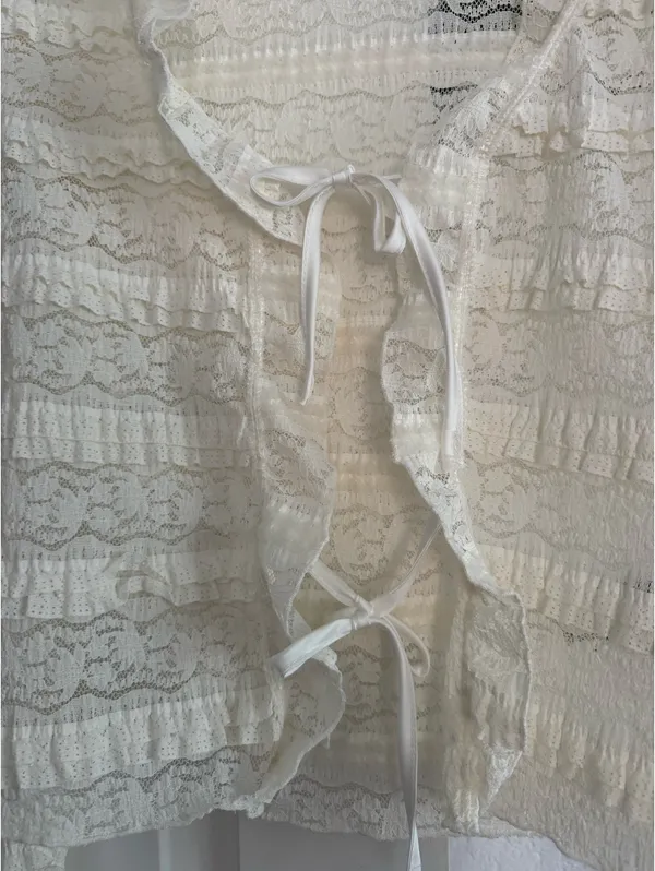 Urban Outfitters Lace long sleeve top - Image 3