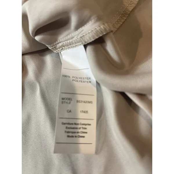 Jami’s Collectibles Boutique Gray/tan Sleeveless V-neck Dressy Top Size 10 NWT - Image 8