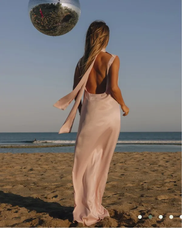 Daily Drills Silk Maxi Dress - Image 2
