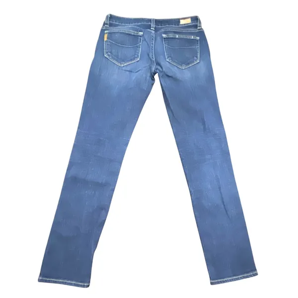 PAIGE Jimmy Jimmy Skinny Jeans Dark Wash Low Rise Stretch Denim 26 Normcore - Image 2