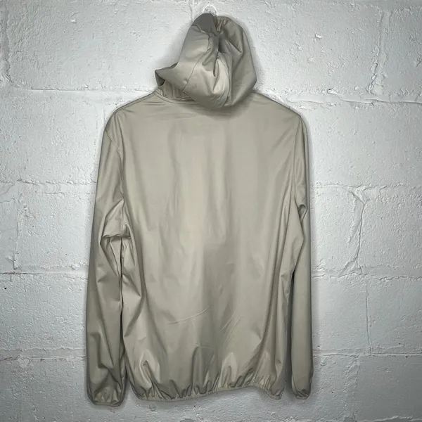 New Balance Women's Cream Hooded Running Windbreaker Jacket with Pocket‎ Size XL - Image 2