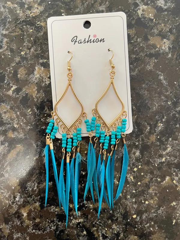 Bohemian Earrings Handmade - Image 2