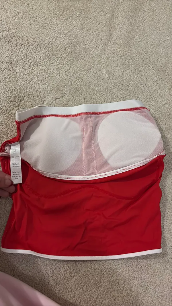 Workout top Red - Image 3