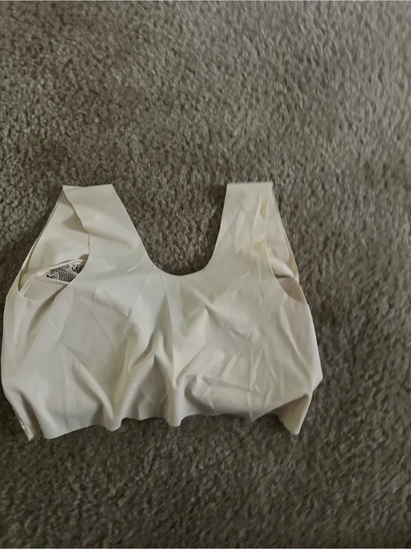 Lace Front-Closure Comfort Bra in Nude - Image 2