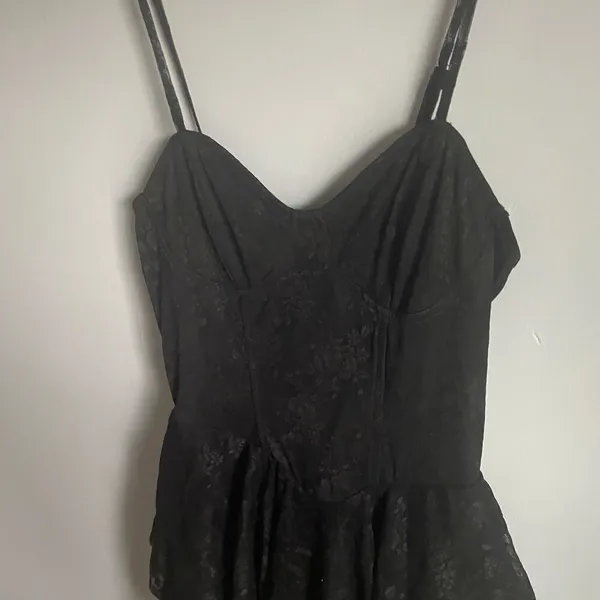 Cider Black Whimsigoth Mini‎ Dress Bustier Lingerie Coquette Vamp size Small NWT - Image 5