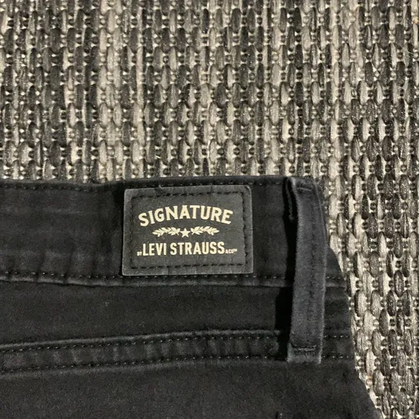 Levi's Mid Rise Skinny Jeans Black Size 6 - Image 4