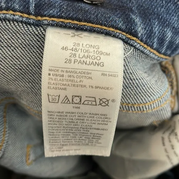 Banana Republic High Rise straight 6/28L - Image 8