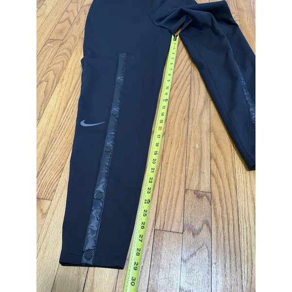 Nike City Ready Black Snap Front Pants Size Small - Image 8