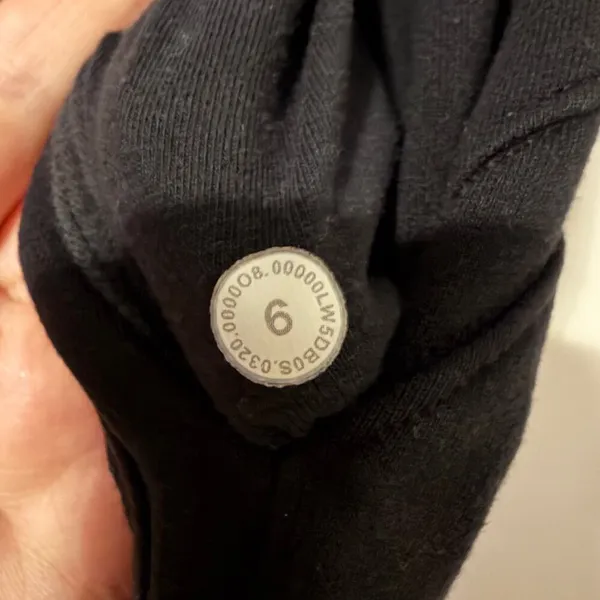Lululemon Warm Down High Rise‎ Jogger Modal Black Stretchy Loungewear Sz 6 - Image 6