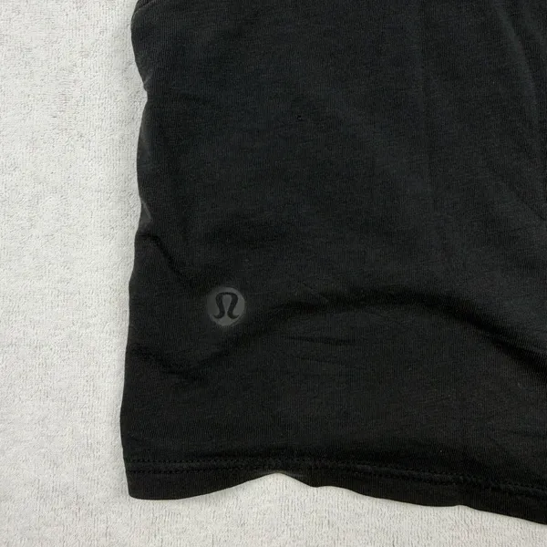 Lululemon Cut Back Crop Tank Women’s Size 10 Large Black Open Back Yoga Tank - Image 3