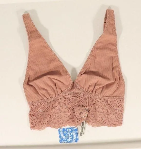Free People NWT X Revolve Teagan Bralette in Strawberry Nude - Image 6