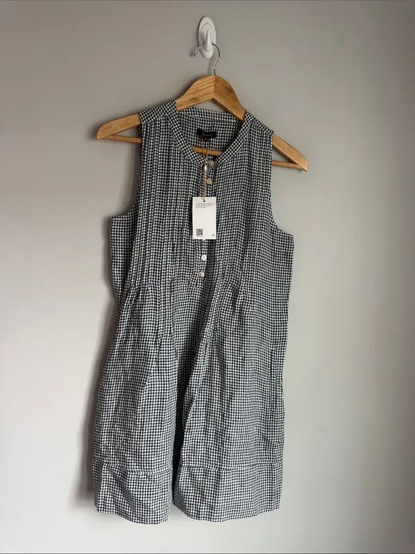 NEW Quince 100% European Linen Sleeveless Swing Dress XS - Image 2