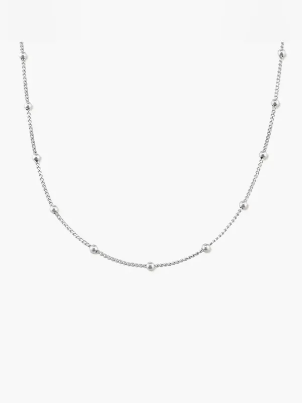 Oak And Luna BOBBLE CHAIN NECKLACE 925 STERLING SILVER - Image 6