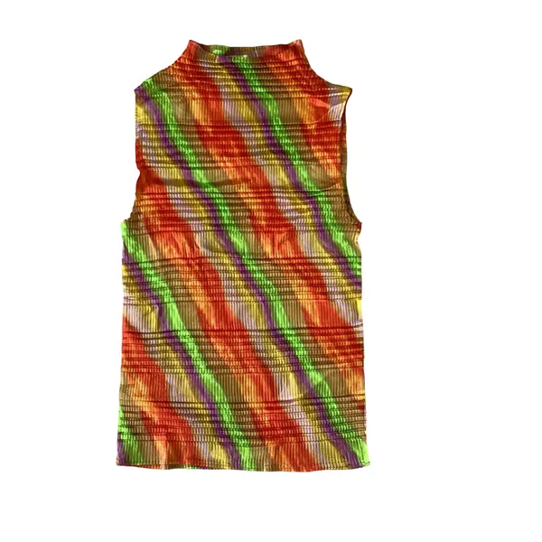 Nicola Crinkled Multicolored Top Multiple - Image 3