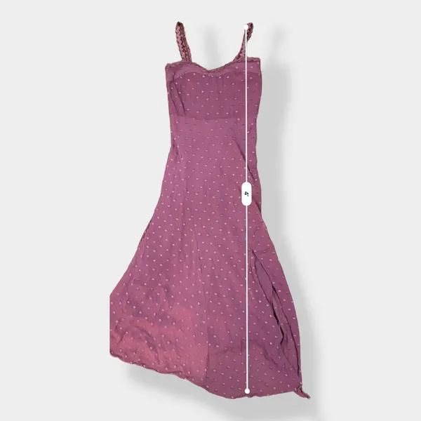 Revolve Rebecca Taylor‎ Swiss Dot Chiffon Maxi Dress Pink Size 0 Party Sundress - Image 7