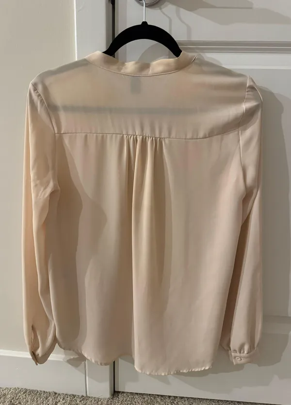 Forever 21 Chiffon Tie Front Blouse - Image 3