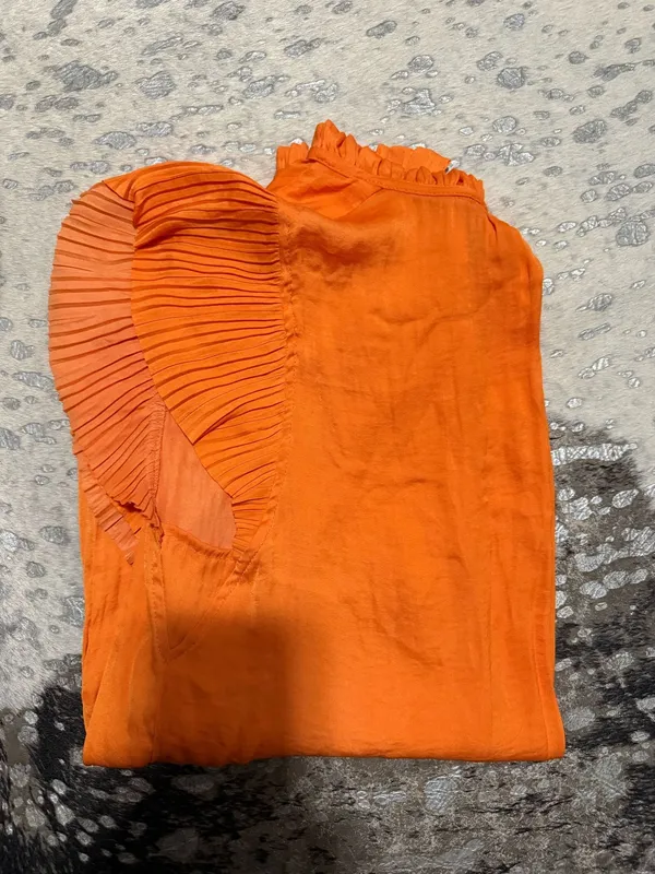 Philosophy orange blouse - Image 3