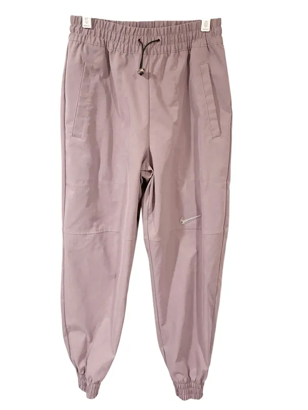 Nike Women Swoosh High Rise Woven Jogger Activewear Purple Size Small - Image 2