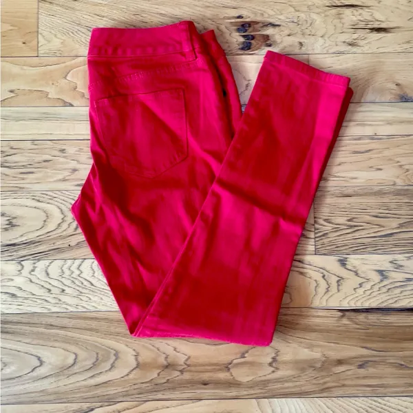 The Limited Denim Red 678 Skinny Jeans Sz 2 - Image 4