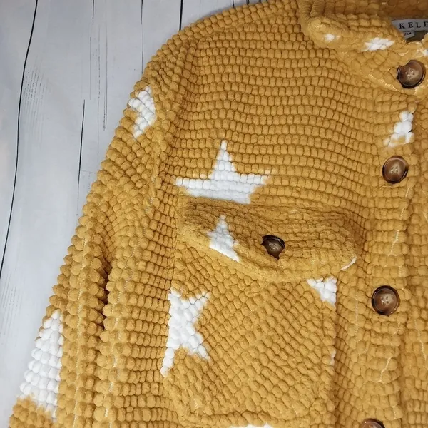 Blakely Star Casual Oversized Shacket with pockets Size S/M - Image 4