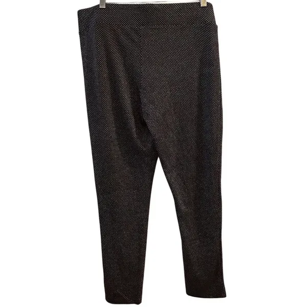 LOFT Women's XL Black and‎ White Polka Dot Jegging Pants Stretchy Pull On - Image 7