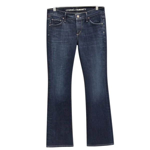 Citizens of Humanity Dita Petite Bootcut Jeans Women's 27 Dark Wash Stretch‎ - Image 3