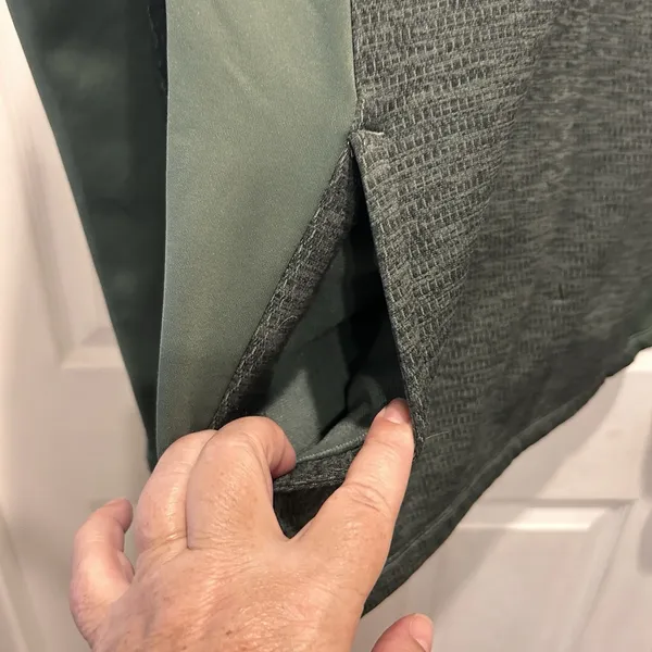 The North Face Womens‎ Green Heather Full Zip Fleece Pullover Large Gorpcore - Image 6