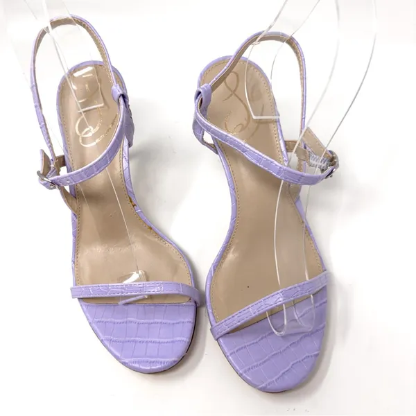 Sam Edelman Doran Lavender Purple Strappy Sandal Heel NEW, Size 6.5, MSRP $130 - Image 6