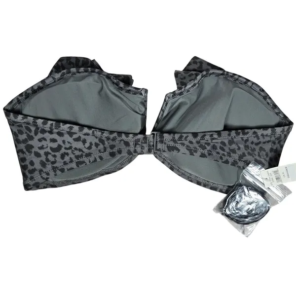 Aerie Animal Print Bandeau Bikini Top XL NWT‎ - Image 2