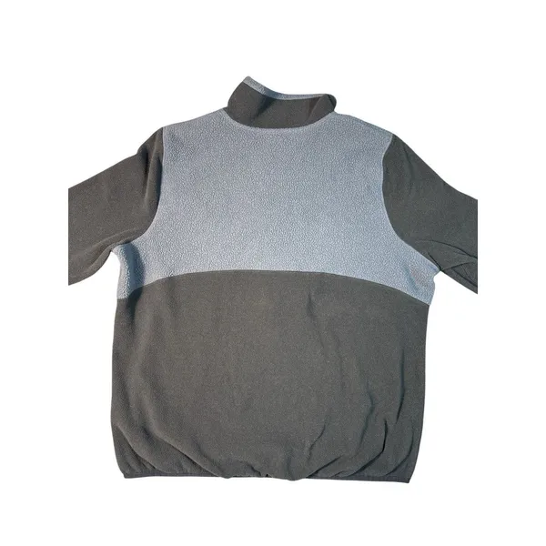 LL Bean Women's Black Gray Colorblock Half Zip Pull‎ over Jacket Size XL - Image 4