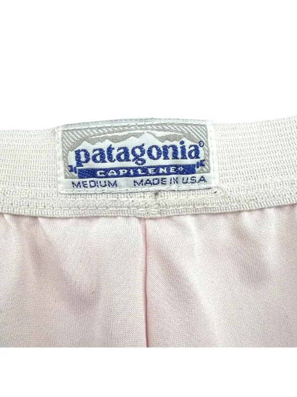 Patagonia Capilene Base Layer Pink Leggings Medium Made In USA Vintage - Image 6