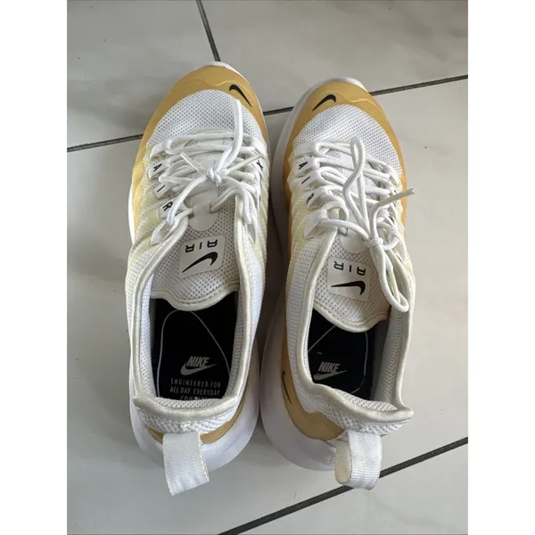 Nike Air Max Axis AA2168-103 Women’s 8.5 White Black Gold Sneakers - Image 5