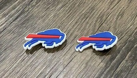Buffalo Bills Football Team Charm For Crocs Shoe Charms Bracelet - 2 Pieces - Image 2