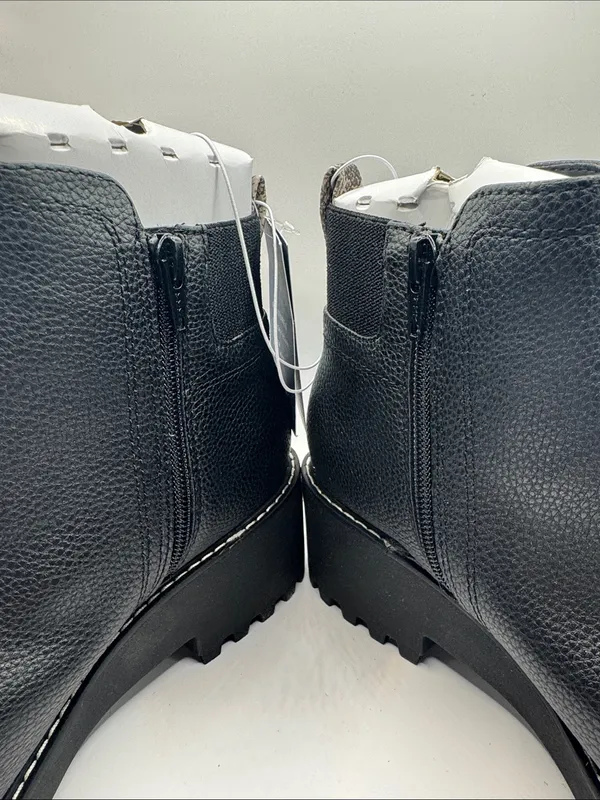 Universal Thread NWT Taci Chelsea Ankle Boots Jet Black Lug Sole Booties 9.5 - Image 12