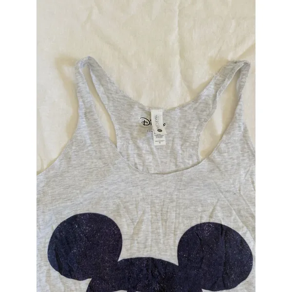 Disney Mickey Mouse 13.1 Half Marathon Racerback Tank Size S Gray RunDisney - Image 6