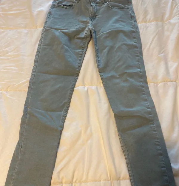 American Eagle Outfitters Sage Green Skinny Jeans - Image 2