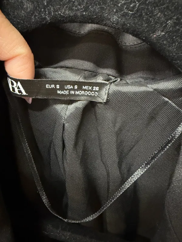 ZARA Black Blazer Double-Breasted Dress - Image 3