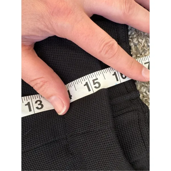 Halara Black Wide Leg Trouser Dress Pants Womens XL Classic Preppy Comfortable - Image 4