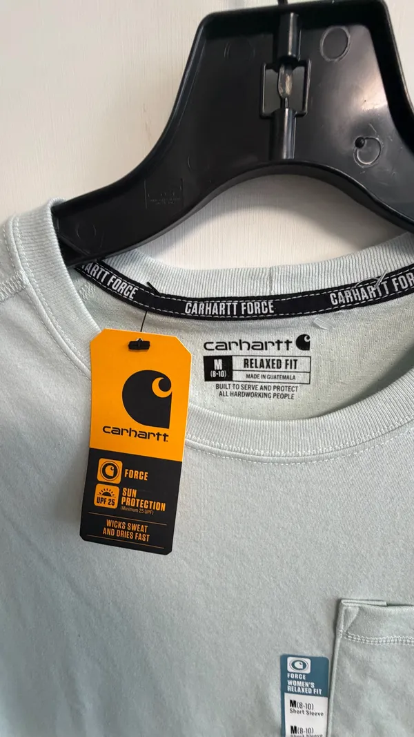 Carhartt Force Women’s Relaxed Fit Midweight Pocket T-Shirt - Size M (8-10) - Mint Green NWT - Image 8