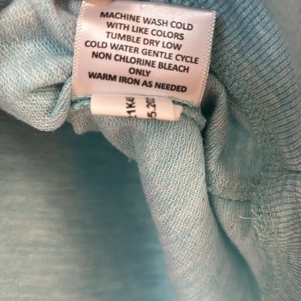 Peter Millar Women’s Lava Wash Hoodie Blue Spruce Space Dye Size XS Heather Hood - Image 9