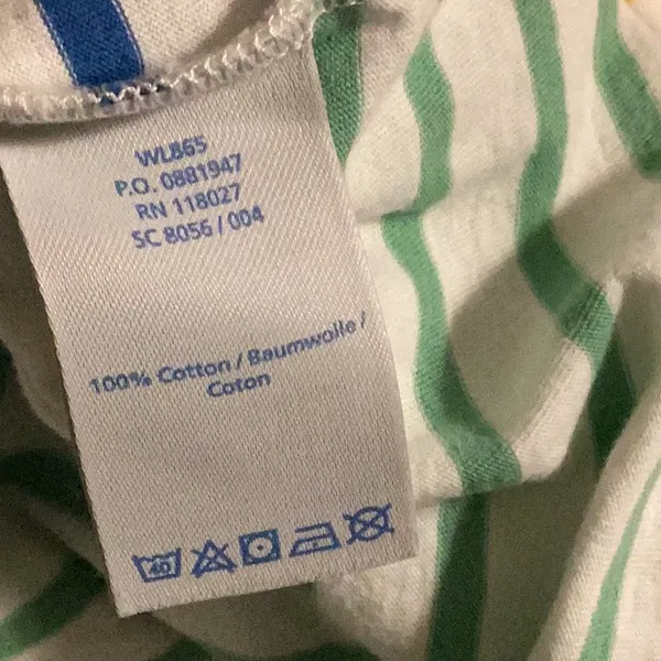 Boden Breton Sophie Hotch Potch Striped Top size 2 - Image 7