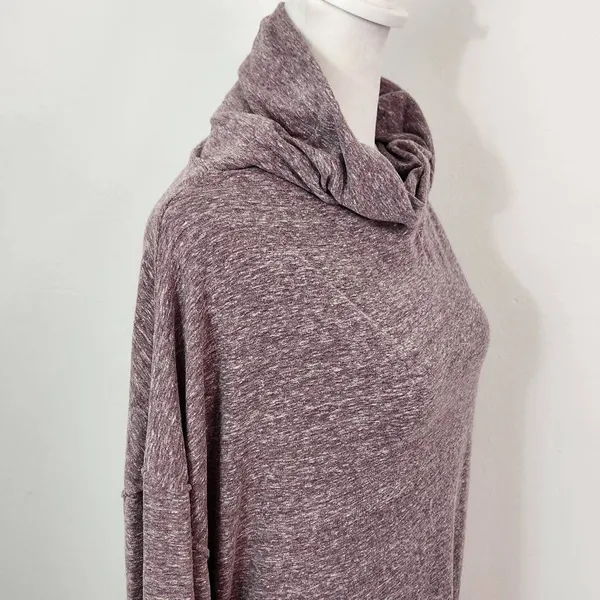 We the Free Plum Oversized Turtleneck Tunic Size XS Free People Purple Top - Image 5