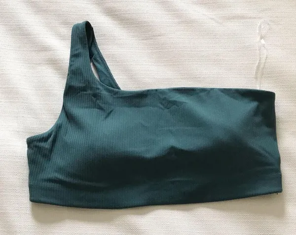 Lululemon Ribbed Nulu Asymmetrical Yoga Bra Light Support - Image 5