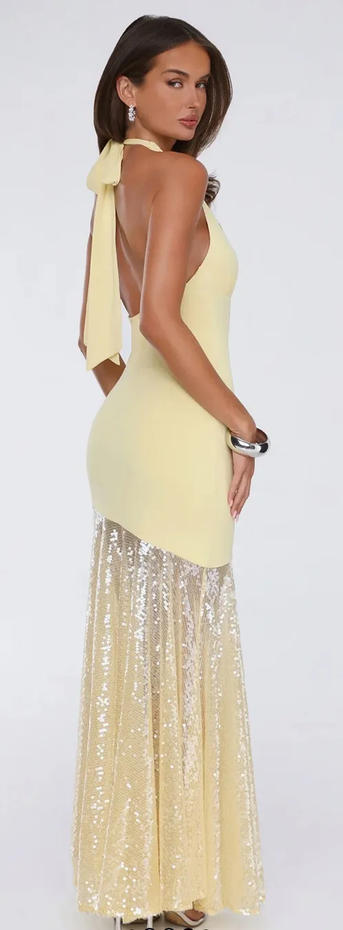Yellow Hello Molly Dress - Image 3