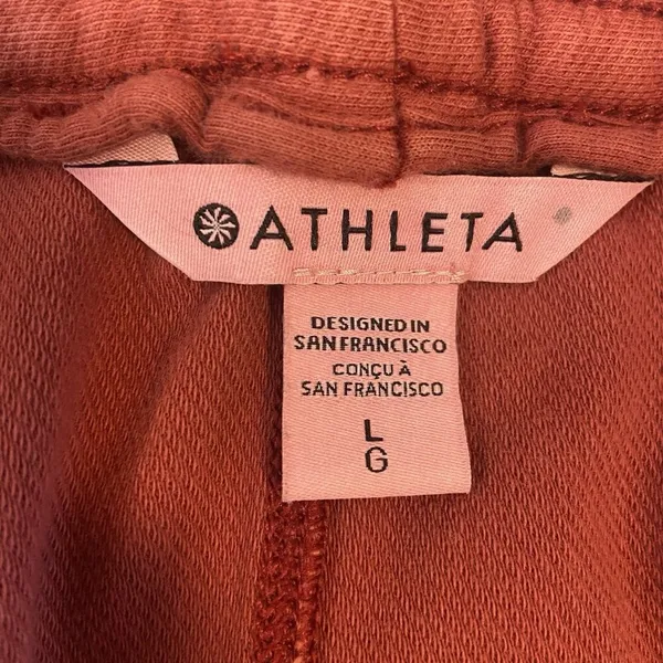 Athleta Farallon Skirt Size L In‎ Dried Cinnamon Red Stretch Sporty Athleisure - Image 8